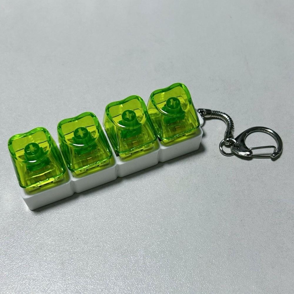 4Keys Keycap Pinch Toy Relief Stress Button Clicker Toy Relaxing Pinch Toy