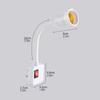 Direct Plug-in Rotary Lamp Head E27 Socket Lamp Bulb Holder with Switch EU Plug Lamp Holder LED Table Lamp Led Base Lamp Base