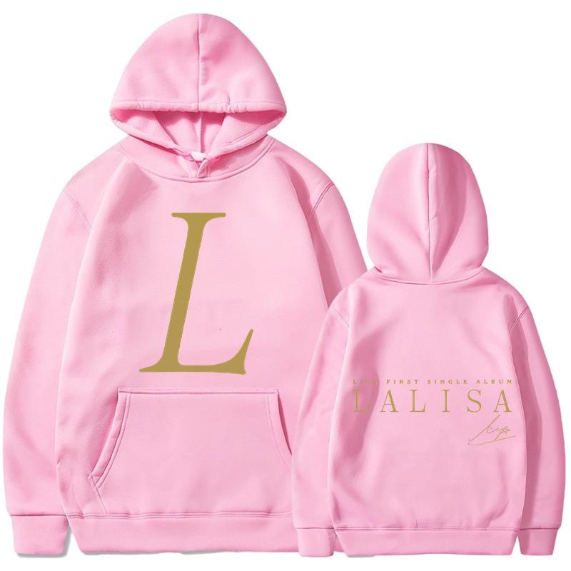 LISA SOLO дебютный альбом LALISA худи для весны, осени и зимы kpop пуловер повседневный свитер