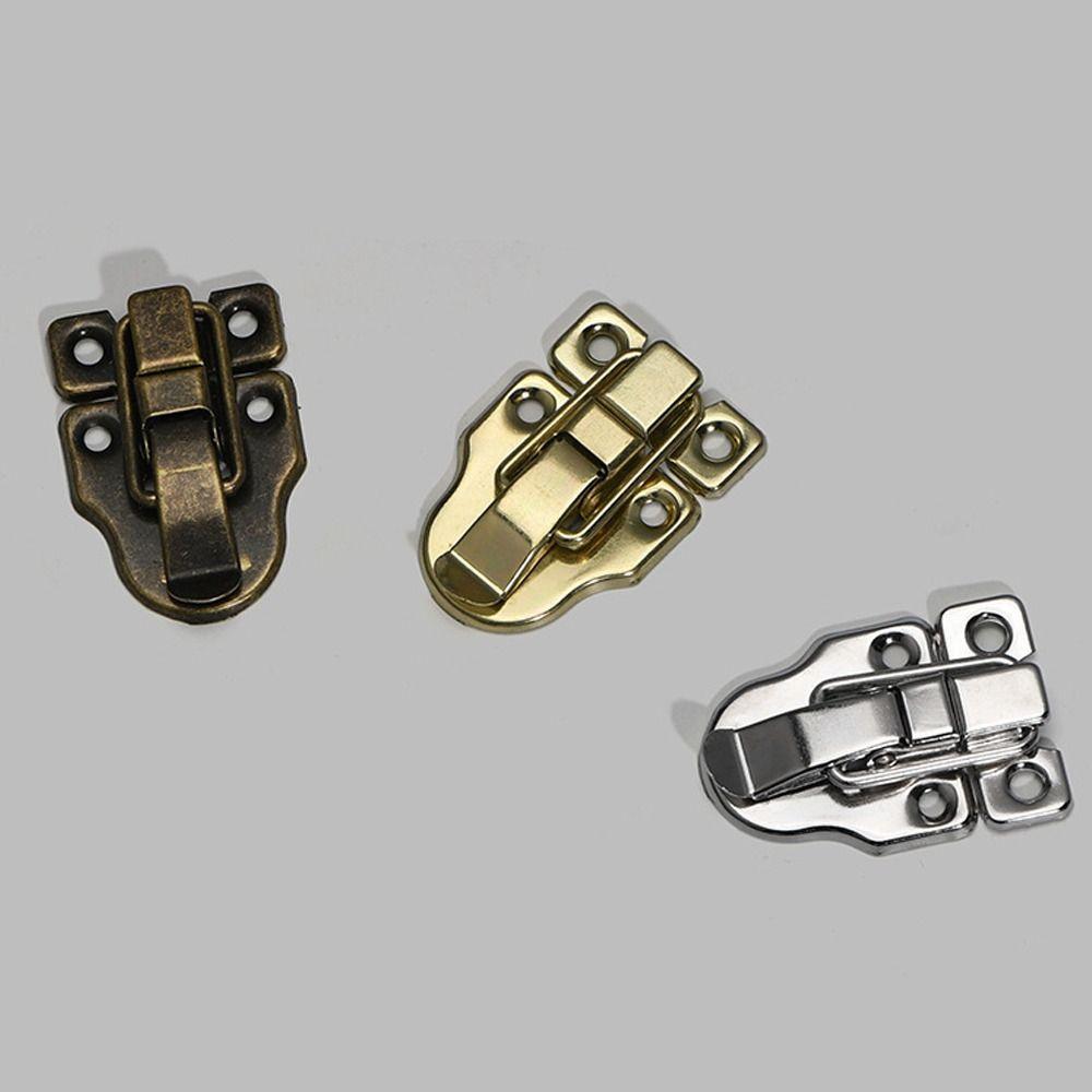 5 шт./компл. Винтажные замки с утконосыми пряжками, металлические засовы для ювелирных изделий, деревянные шкатулки, фурнитура для чемодана и шкафа
