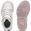 Puma Rebound V6 Fashion Comfortable Versatile Mid-Top Kids Sneakers Kids Sneakers White Pink 393832-20