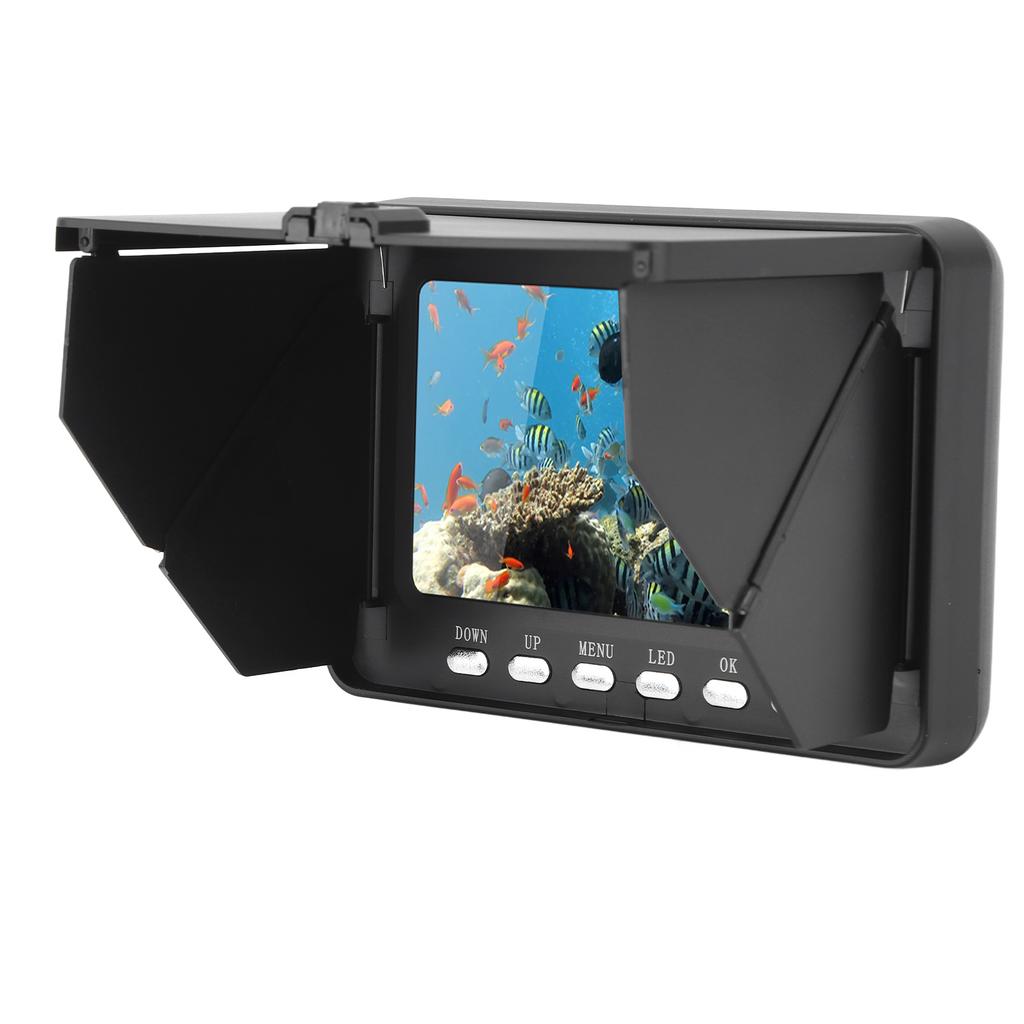 Underwater Camera Fish Detector 5000MAH IP68 1080P USB 5in Underwater Camera Fish Finder for Boat