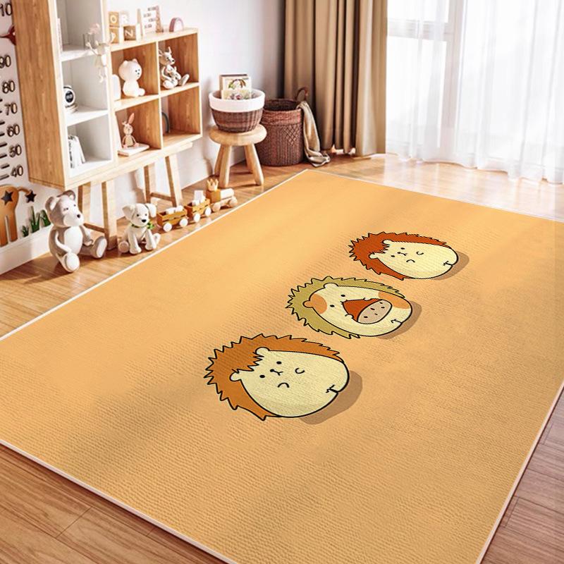 Living Room Sofa Coffee Table Carpet Cartoon Cute Bedroom Bedside Rug Children's Climbing Mat Easy To Clean Home Decor