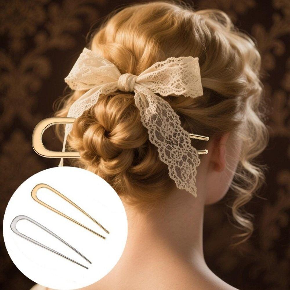 2Pcs Large Size Hair Clip Multifunctional Styling Aid Hairpin Hair Fork  Hair Accessories