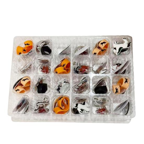 Рождественский Адвент-календарь 2025 24 дня Календарь обратного отсчета Акула/Лошадь с 24 коллекционными фигурками Праздничные подарки