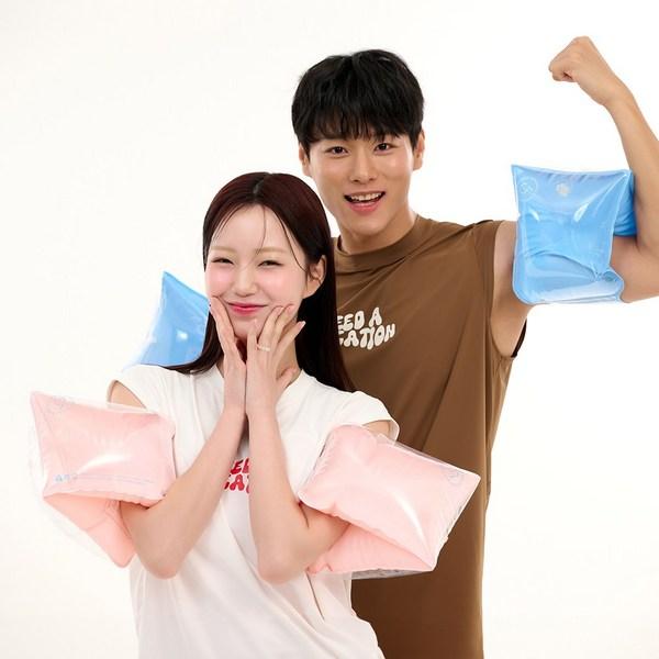 Кольцо для руки Week Nine Glow, кремовое, 2 шт., корейские водные развлечения