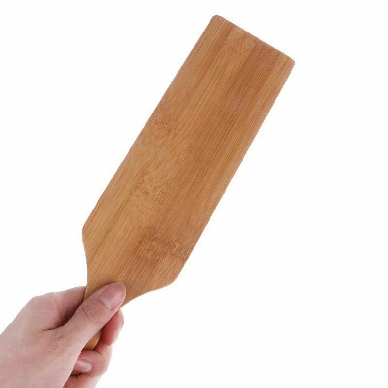 Big 35.7Cm Natural Bamboo Wood Paddle Spanking Impact Play Fetish Paddles