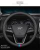 Универсальная оплетка на руль для Hyundai: Совместим с Festa, Sonata, Elantra, Reina, ix35, Mistra, Lingdong, ix25 - Всесезонное использование