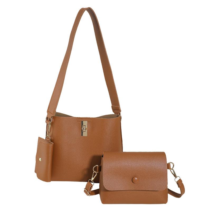 Сумка-ведро Commuter большой вместимости для женщин 2024 года, новая высококачественная сумка через плечо в стиле иностранного стиля для мам, сумка-мессенджер для женщин