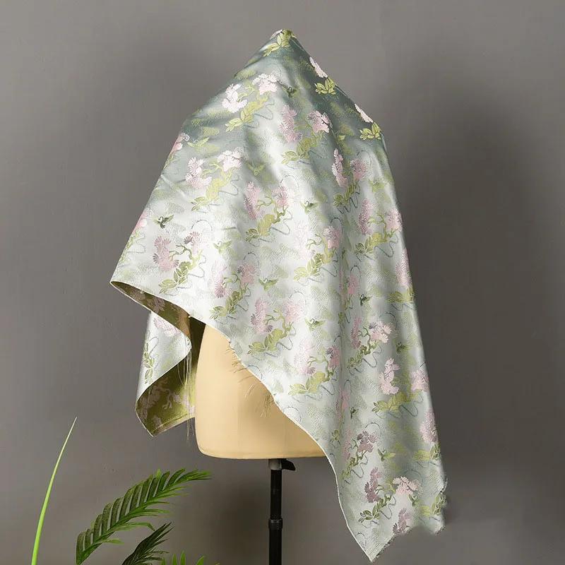 Жаккардовая парчовая ткань 100x145 см китайский стиль чонсам ханьфу платье сценическая одежда сумка атласная ткань материал для шитья своими руками