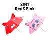 1-2 Years  Baby Umbrella Cute Children Toy Umbrella Men and Women Baby Ears Umbrella Props Mini Dance Toy Umbrella Kids Umbrella