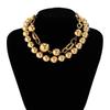 Statement Collar Pearl Choker Necklace Exaggerated Chunky Clavicle Choker  Party