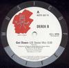 12-дюймовая пластинка DEREK B Get Down NOTE007 Music Of Life 1987 UK Rap HipHopRB Б/у