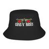 Панама Мужская Женская Легкая Для Улицы Guns N Roses Рыбалка Рыбацкая Шляпа Жаркое Лето Пляжный Отпуск Отдых Головной Убор Шляпа-Бочка
