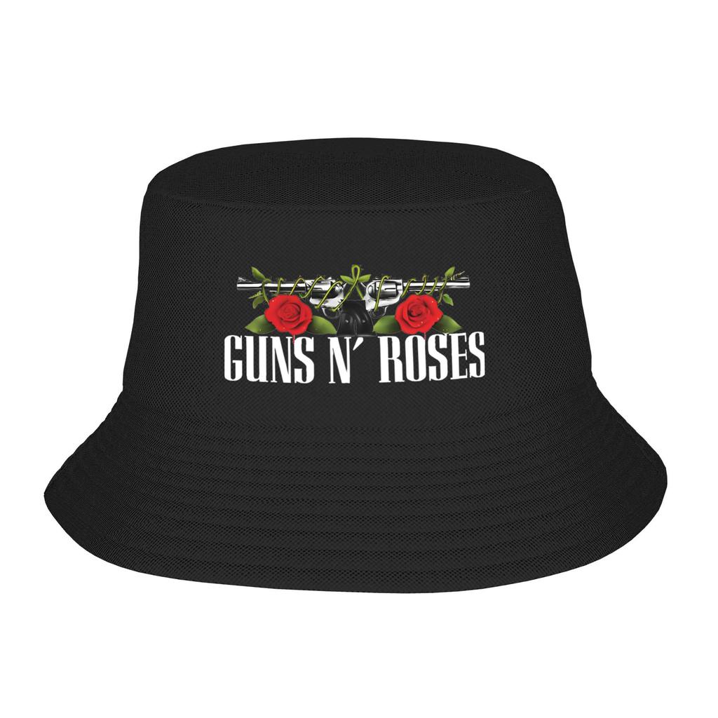 Панама Мужская Женская Легкая Для Улицы Guns N Roses Рыбалка Рыбацкая Шляпа Жаркое Лето Пляжный Отпуск Отдых Головной Убор Шляпа-Бочка