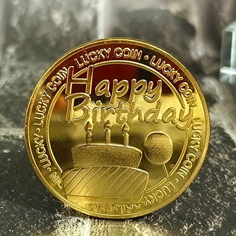 1pc Commemorative Medal, Festival Celebration, Lucky Coin, Happy Birthday Commemoration