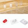 No Traces Mini Strong Hooks Transparent Utility Hooks Invisible Self-Adhesive Hooks  Necklaces