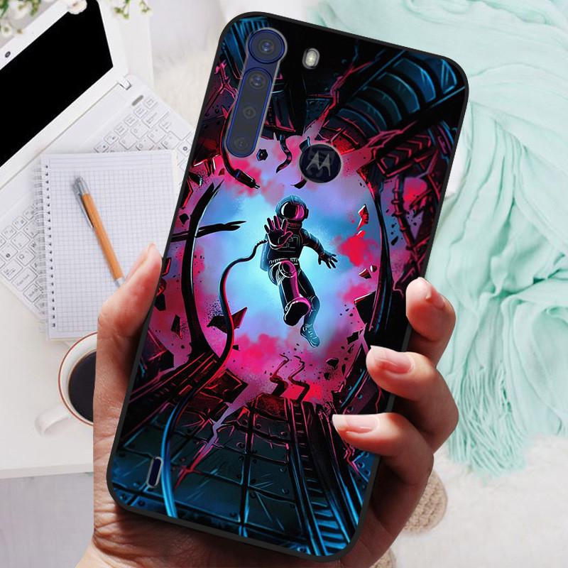 Чехол для Motorola One Fusion Черный бампер Мягкий силиконовый чехол Для Moto One Fusion Plus Чехлы для телефонов OneFusion Fusion+ Funda Shell