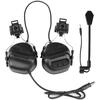 Tactical Helmet Headset with Fast Helmet Rail Adapter Peltor Comtac Headset Military Headphone