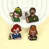 Популярный Хит Продаж Фильмы и Сериалы Атрибутика Очень Странные Дела Stranger Things Металлическая Значок Брошь