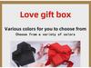 Элегантная подарочная коробка с лентой Love для свадеб, помолвок, фестивалей или дней рождения