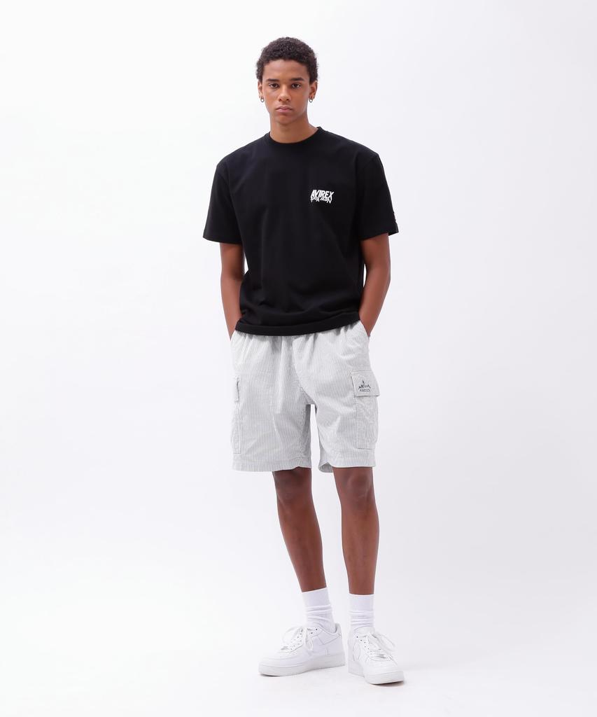 NEWERA NEWERA NEWYORK New Era Short Sleeve New York L 010 Black [Avirex] S/S T-SHIRT T-Shirt 783-4134063 Men's