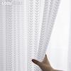 1 шт. LOZUJOJU белая основа вязаная тюль занавеска на окно прозрачная занавеска для балкона украшение дома