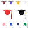 Doctor 2025 Graduation Cap Master Trencher Cap Durable Academic Hat with Tassels  Graduation Season