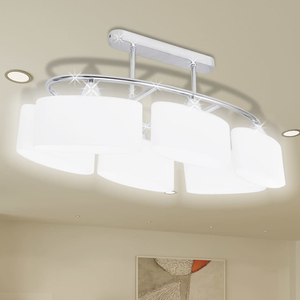 Ceiling Light Fixture Lamp 6 x E14 Socket