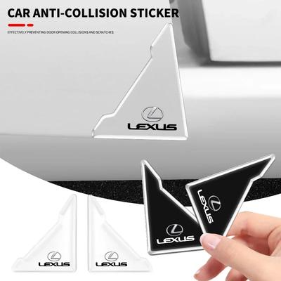2 шт. Прозрачные защитные наклейки на углы дверей автомобиля для LS LC RZ IS350 ES300 GS350 CT200h GX460 LX570 RX500h NX300 UX260