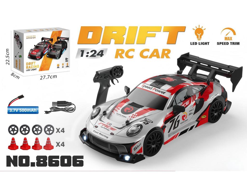 1:24 Полноприводная Дрифт Радиоуправляемая Гоночная Машина AE86GTR - Прочная Модель Игрушка