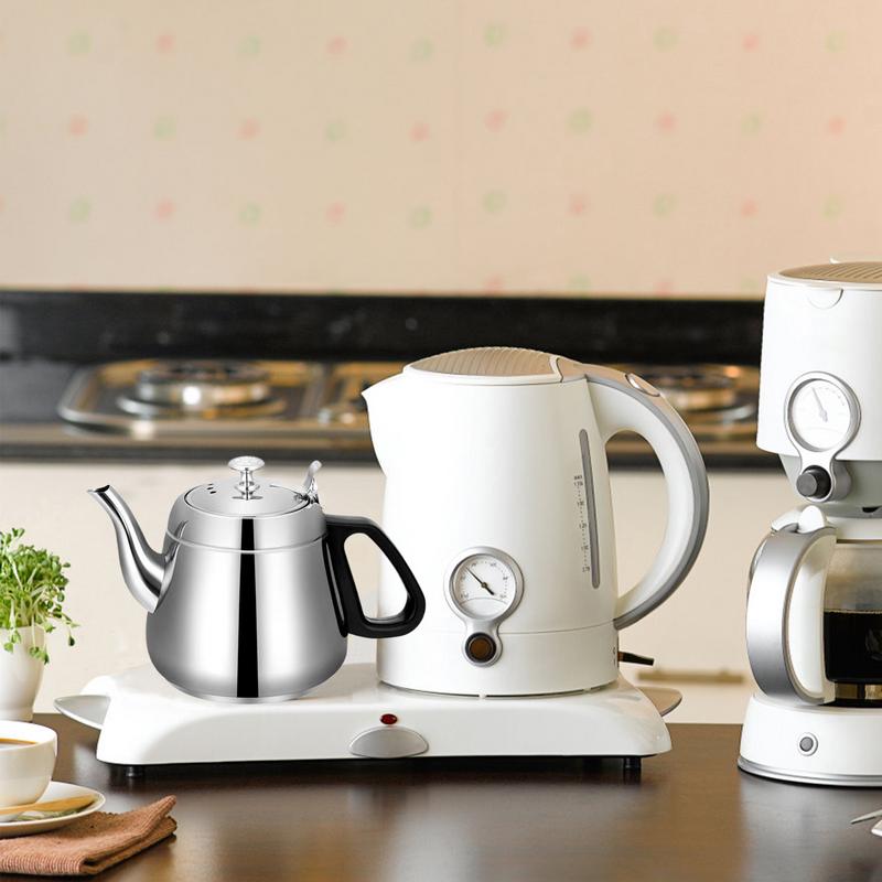 Чайник из нержавеющей стали 1,5 л, большой чайник с ситечком для чая, пищевой чайник большой емкости для воды для домашней кухни