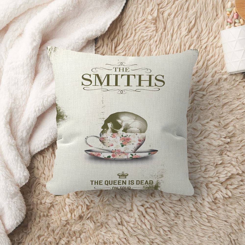 Rock Band The S-Smiths Cushion Cover Pillow Cover Decor Pillowcase Printed Cushion Case For Couch