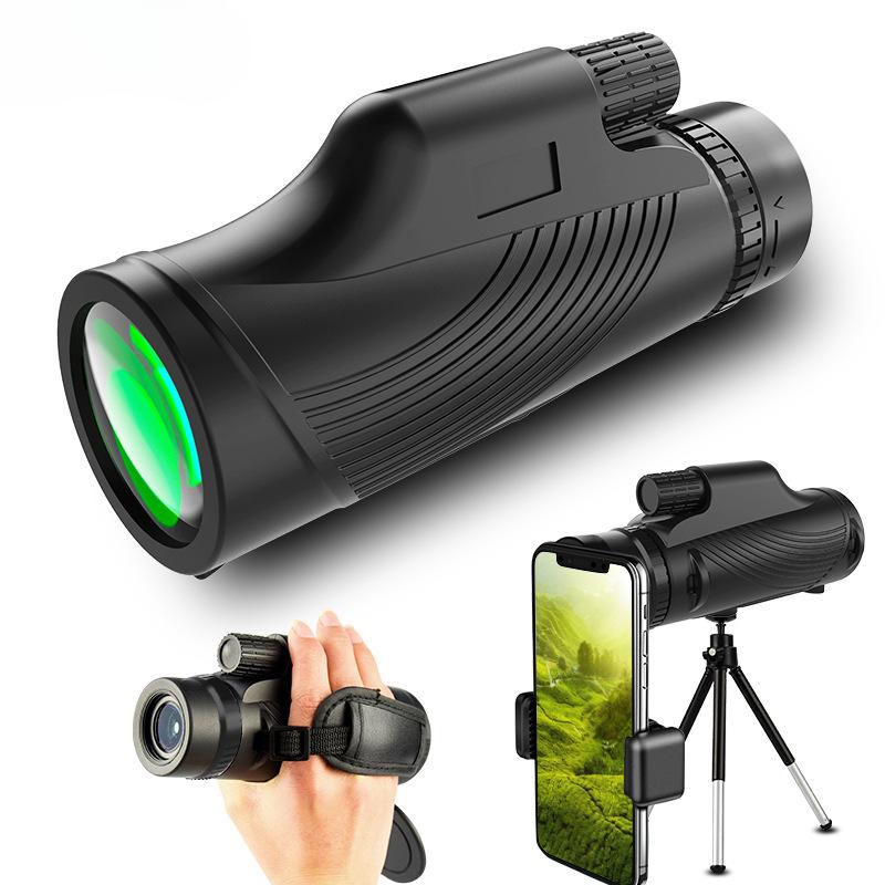 Оптовая продажа на заказ монокуляр 12*50 высокой четкости ремешок на запястье портативный телескоп для наблюдения за птицами на открытом воздухе OEM