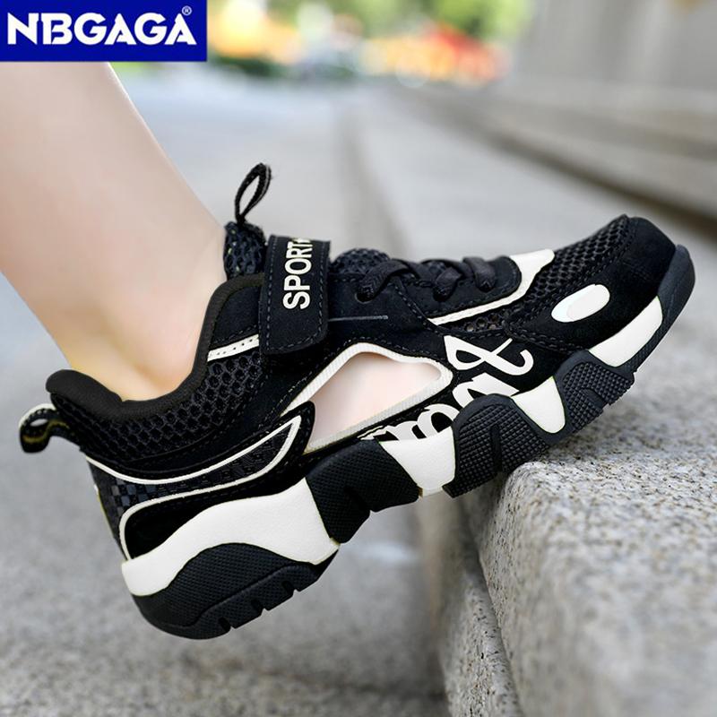 Fashion Boys Casual Shoes Summer Single Net Breathable Children Sport Shoes Leisure Trainers Rubber Kids Sneaker