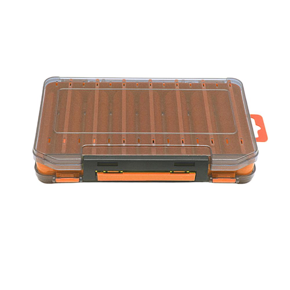Без повреждений крючков Коробка для наживки Большой вместимости Быстросохнущая Многофункциональная коробка для приманок Портативная Двусторонняя коробка для наживки Аккуратно организованная