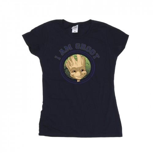 Guardians Of The Galaxy Womens/Ladies Groot Varsity Cotton T-Shirt