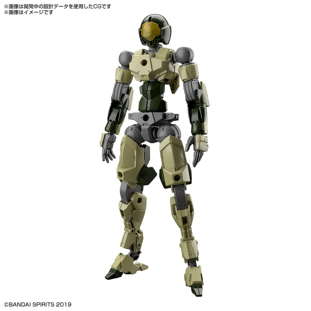BANDAI SPIRITS 30MM EXM-A9a Spinatio (Army Specification) 1/144 Scale Color-coded Plastic Model