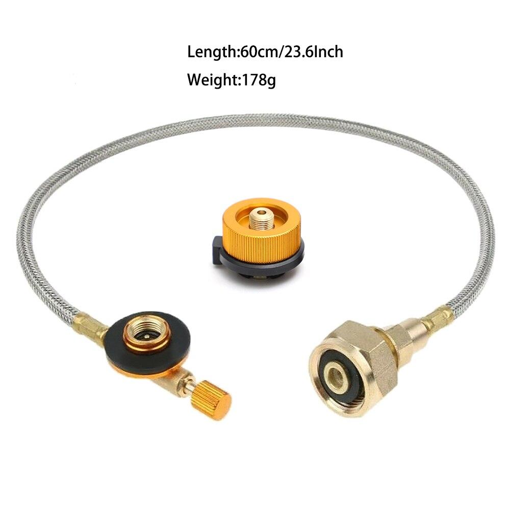 Outdoor Camping Gas Stove Propane Refill Adapter Cylinder Convertor Filling Tank Coupler Accessories