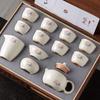 Chaxun Master Handmade Ceramic Tea Set - 10-Piece Gift Set
