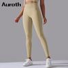 Auroth Колготки для тренировок с высокой талией, женские бесшовные леггинсы для йоги, непромокаемые брюки для фитнеса