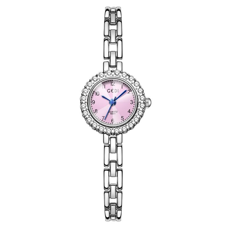 Jw Diamond-Encrusted Alloy Bracelet Watch Student Light Luxury Waterproof Quartz Watch Women'S Niche Small And Exquisite Watch