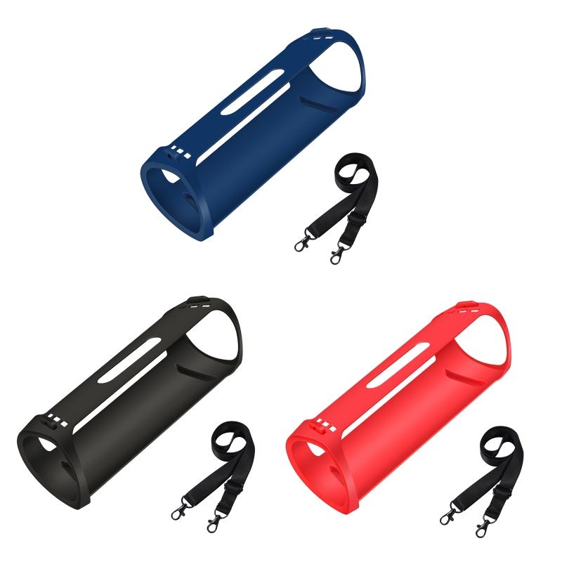 Силикагелевая противоударная сумка для переноски, путешествий, черный чехол для беспроводного динамика SRS-XB43, защитный чехол