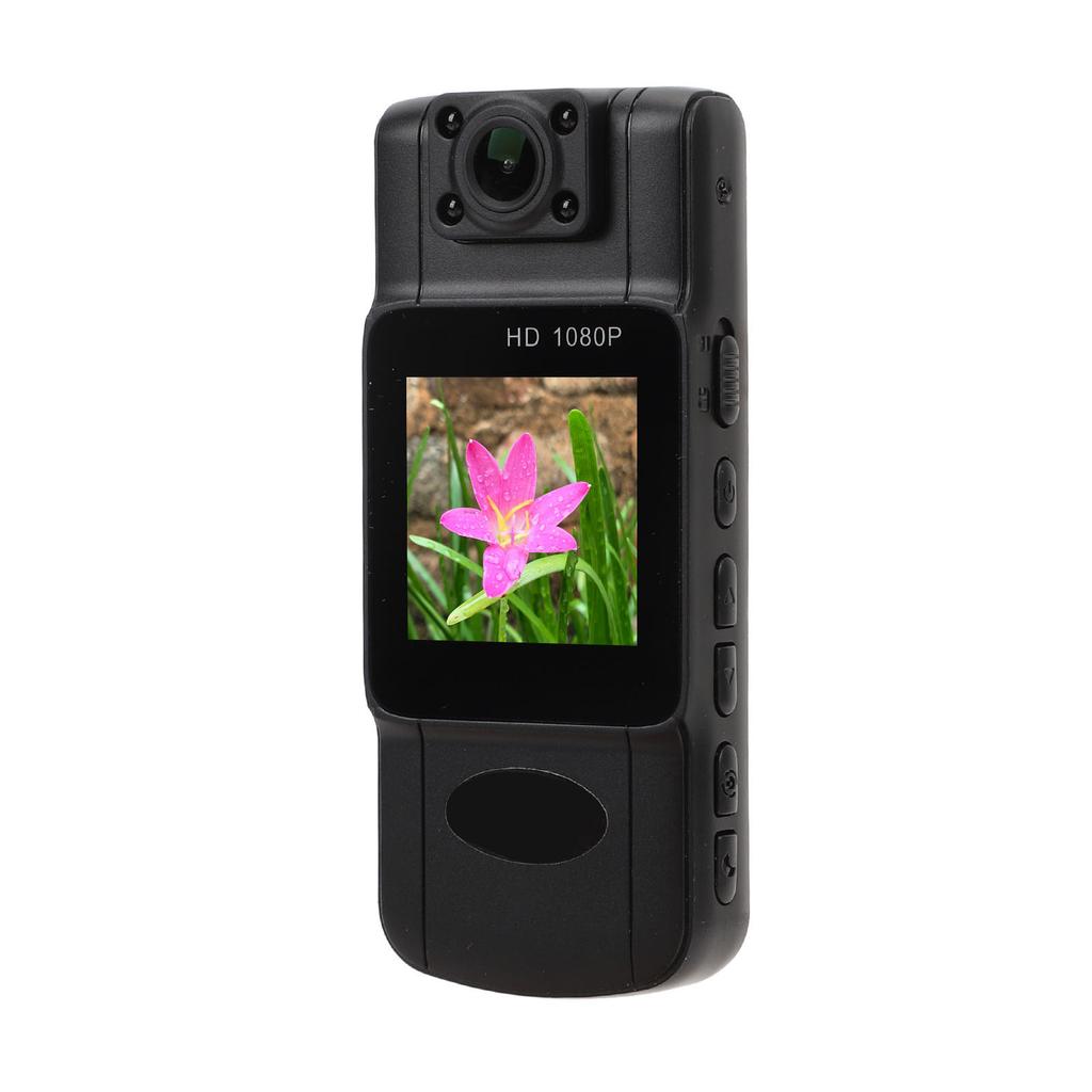 Wearable Camera 2K Night Vision 180 Degree Lens Rotation Magnetic Body Worn Sports Camera with Back