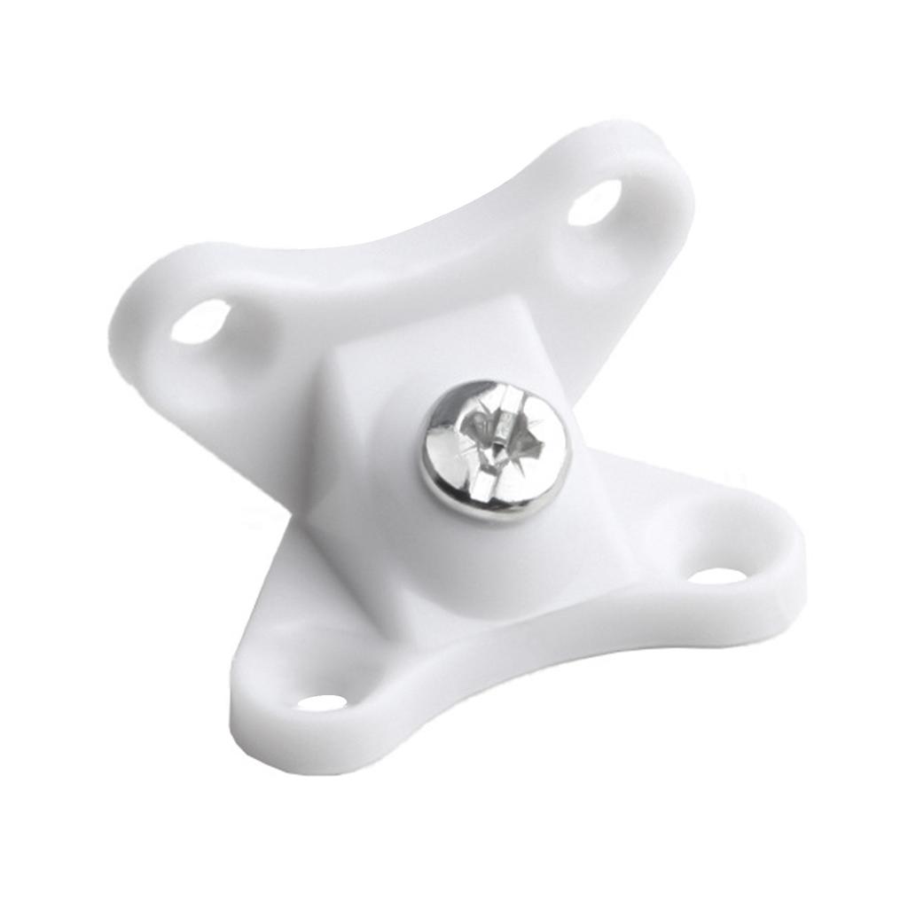 10 Pcs Butterfly Corner Code with Screw Right Angles Plastic Bracket Corner Brace for Wood Furniture Cabinet Shelves