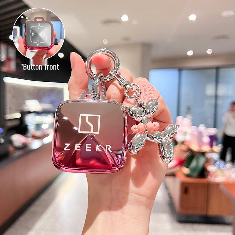 Чехол-брелок Zeekr 7x для моделей 001/007gt/9x/009/Mix - Премиальный автомобильный аксессуар, пряжка-ракушка