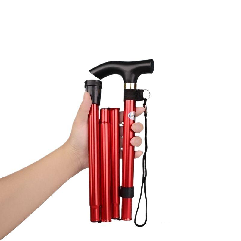 Телескопические треккинговые палки из алюминиевого сплава, складные палки для ходьбы по бездорожью для использования на открытом воздухе и для поддержки пожилых людей