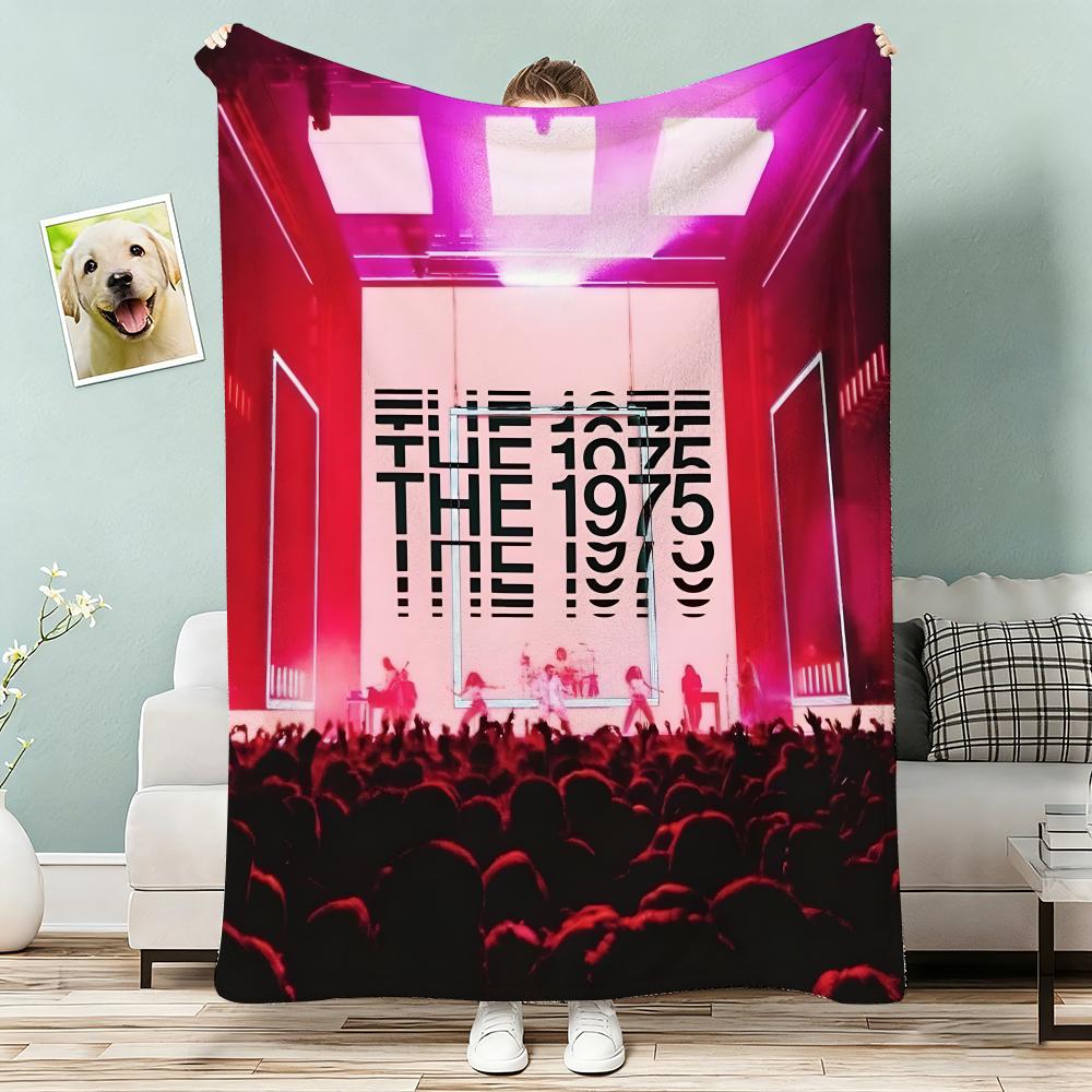 The1975 Легкий плед из фланели 240 г Мягкий, приятный для кожи, для летнего охлаждения