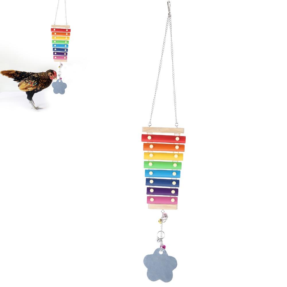 Non-Toxic Pecking Xylophone Wood Bird Xylophone Fun Chicken Wooden Toy African Macaws