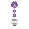 Lancardo Nurse Watch Pocket Watch Clip Petal Ladies Analog Clock Pocket Watch Cute Gift